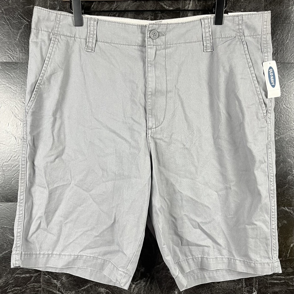 Old Navy Men's Grey Chino Shorts 36 -Flaws
